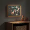Paard - Natuur - Bloemen - Bos - Dieren Light Box met batterij (Wandlamp kind) middel -sfeer5_kind