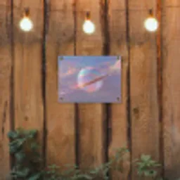Planeet - Lucht - Wolken - Pasteltinten tuinposter los doek klein -sfeer1