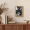 Paard - Sport - Zwart - Wit Light Box met kabel (Tafellamp) klein -sfeer2