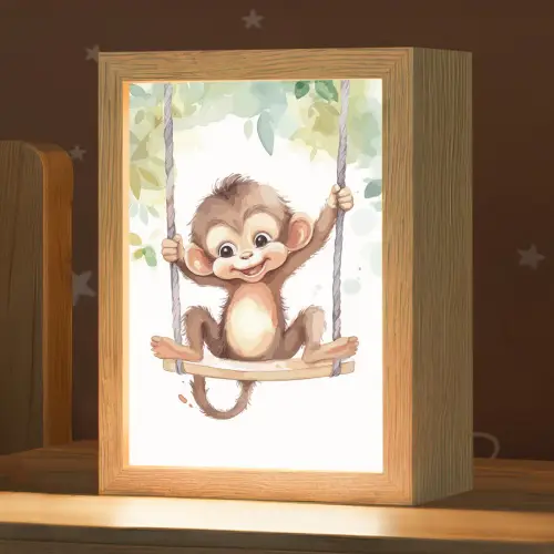 Aap - Dier - Kinderen - Jungle Light Box met kabel klein -zzz_3d_website