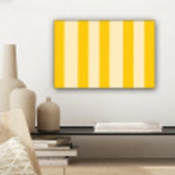 Strepen - Klassiek - Geel canvas 2cm klein 34 -sfeer6