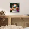 Doorkijk - Bloemen - Tropisch - Kleurrijk aluminium wit klein -sfeer3
