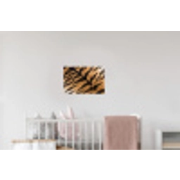 Realistisch - Tijgervacht - Zwart Muursticker klein -kinderkamer