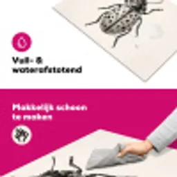 Kever - Insect - Vintage Inductie beschermer vinyl 3mm klein -wsfeer6_website