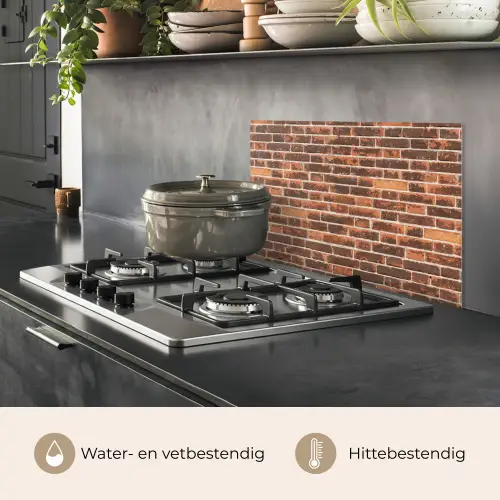 Bakstenen - Oud - Muur - Verkleuring keuken achterwand spatscherm klein 900 -usp_NL