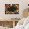 Groente - Graffiti - Kleurrijk - Koken - Abstract PET vilt klein -sfeer3
