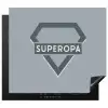 Vaderdag - Kado man - Opa - Superopa - Quote - Spreuken Inductie beschermer vinyl 3mm middel -3d