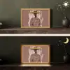 Abstract - Figuur - Illustratie - Hoed Light Box met kabel (Tafellamp) klein -sfeer3