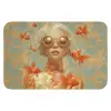 Goudvissen - Oranje - Vrouw - Blond Badmat klein -3d