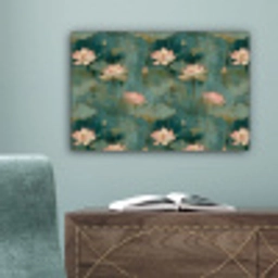 Botanisch - Bloemen - Roze canvas 2cm klein 34 -sfeer4