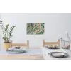 Patroon - Kleurrijk - Sierlijk - Groen Muursticker klein -eettafel