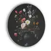 Bloemstuk - Vaas - Zwart Akoestische PET Vilt - Rond klein -3d