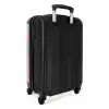 Abstract - Organisch Blauw/roze NBS - Handbagage koffer - Kinderen Unisex middel -achterkant