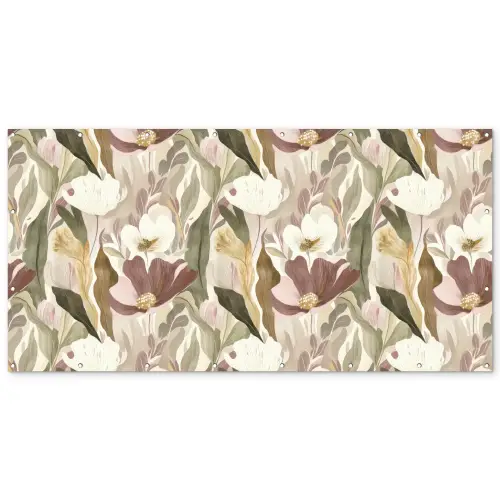 Bloemen - Aquarel - Kleurrijk Balkonbeschermer Duitsland klein 596 -zz_3d