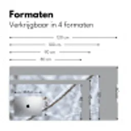 Vogeltje - Sneeuw - Tak - Winter - Zacht Muismat XXL klein -sfeer5