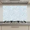 Zebra - Motief - Blauw - Wit keuken achterwand spatscherm klein 900 -3d_website