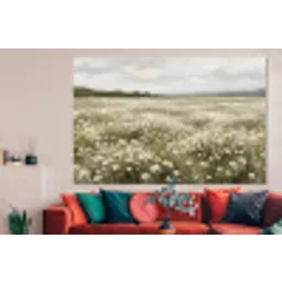 Illustratie - Landschap - Wit forex 5mm xxl -woonkamer