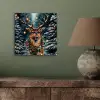Kerst - Magie - Bos - Kleurrijk aluminium wit klein -sfeer2