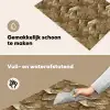 Organisch - Patroon - Bladeren - Goud Inductie beschemer met haakjes klein 777 -ky-schoon-nl