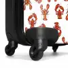 Kreeften patroon NBS - Handbagage koffer - Kinderen Unisex middel -wiel