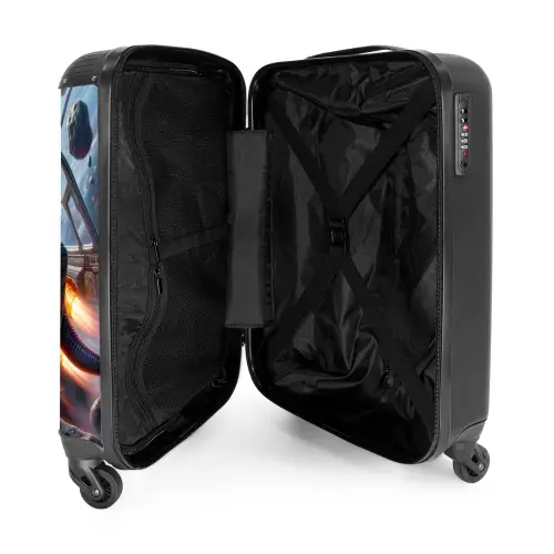 Astrodino NBS - Handbagage koffer - Unisex middel -binnenkant