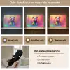 Panda - Dieren - Kleurrijk - Neon Light Box met batterij (Wandlamp kind) middel -USP_lichtkleurNL