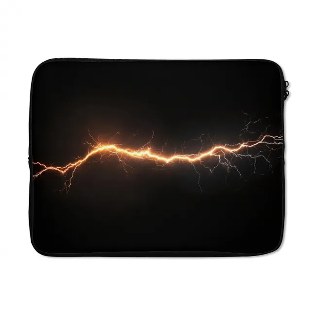 Laptop Hülle - Spiele - Orange - Blitzlicht - Licht