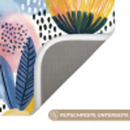 Creatief - Patroon - Kleurrijk Badmat klein 997 -USP_AntislipDE