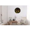 De Nachtwacht - Rembrandt van Rijn Wandcirkel aluminium klein -woonkamer