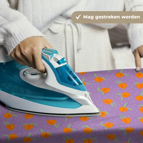 Paars - Oranje - Perzik Wandkleed katoen klein 269 -sfeer9