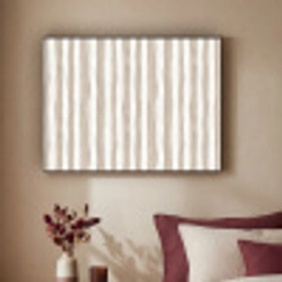Minimalistisch - Strepen - Beige Textielframe zwart klein 947 -sfeer1