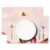 Vrouw - Zon - Kleurrijk Placemat vinyl groot -zzsfeer2_Kitchenyeah-website