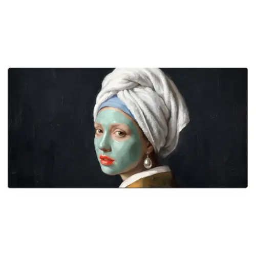Iconisch - Modern - Kleurrijk Muismat XXL klein -3d_leeg