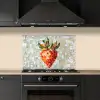 Aardbei - Rood - Mozaïek - Fruit keuken achterwand spatscherm klein -sfeer1