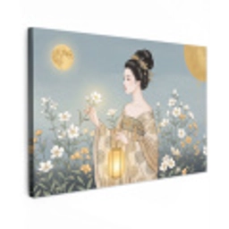 Aziatisch - Vrouw - Kimono canvas 2cm klein -z3d
