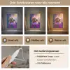 Hond - Puppy - Zon - Bloemen - Golden retriever Light Box met kabel klein -USP_lichtkleurNL