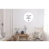 Last van lentekriebels - Spreuken - Quotes Wandcirkel aluminium klein -woonkamer