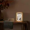 Deken - Wit - Boomstronk - Winter - Sneeuw Light Box met kabel (Tafellamp) klein -sfeer4
