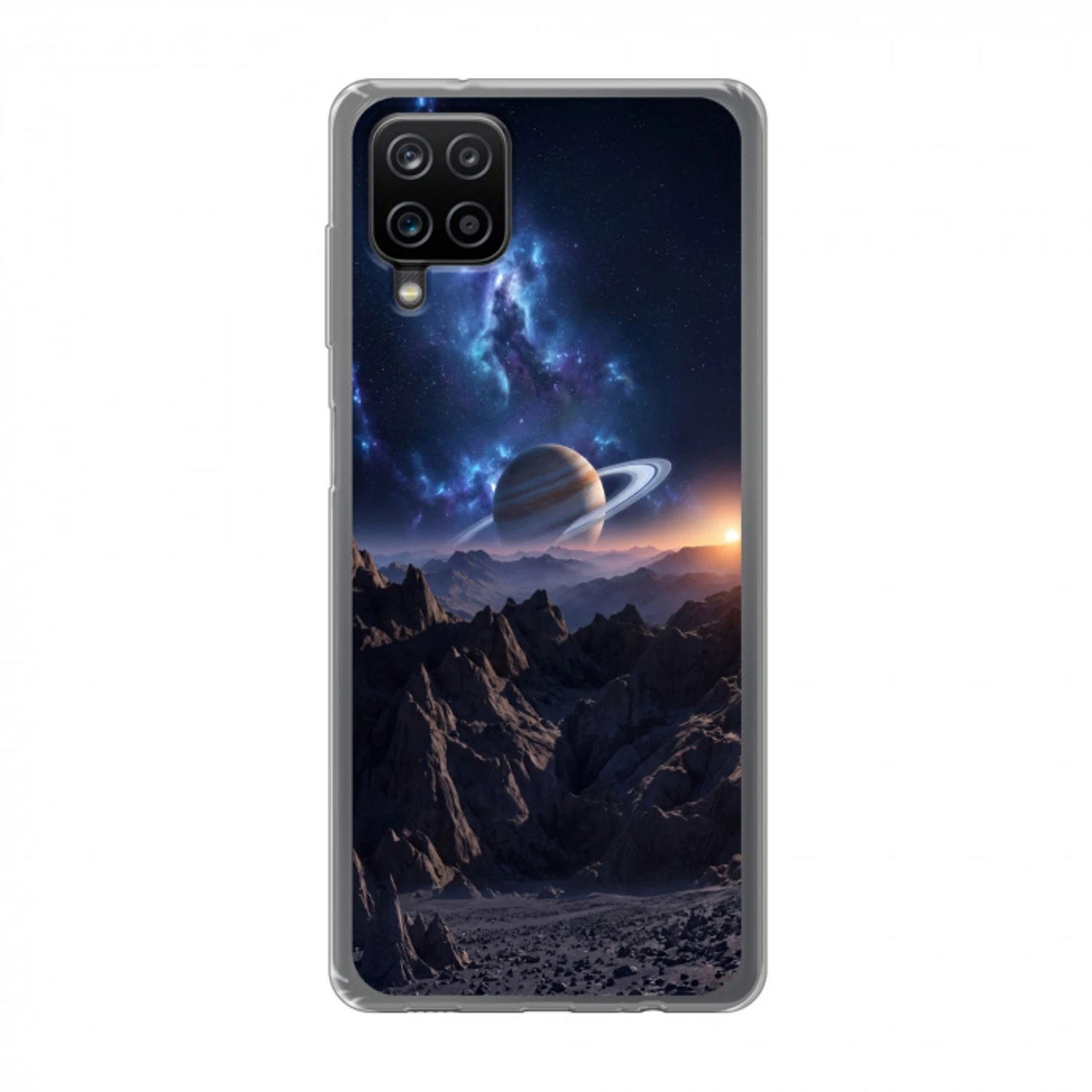 Fantasy - Kosmos - Landschap Telefoonhoesje Samsung Galaxy A12 klein -3d