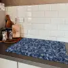 Graniet - Blauw - Koel Inductie beschermer vinyl 3mm klein 276 -sfeer3