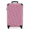 Boho - Paars patroon NBS - Handbagage koffer - Unisex middel -productfoto_recht