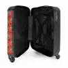 Retro disco laarzen patroon kleurrijk NBS - Handbagage koffer - Volwassenen Unisex middel -binnenkant