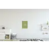 Appel - Groen - Minimalistisch textielposter latten blank klein -kinderkamer