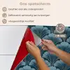 Patroon - Ginkgoblad - Blauw keuken achterwand spatscherm klein 900 -spatscherm_NL