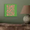 Abstract - Roze - Ciao - Vormen aluminium wit klein -sfeer2