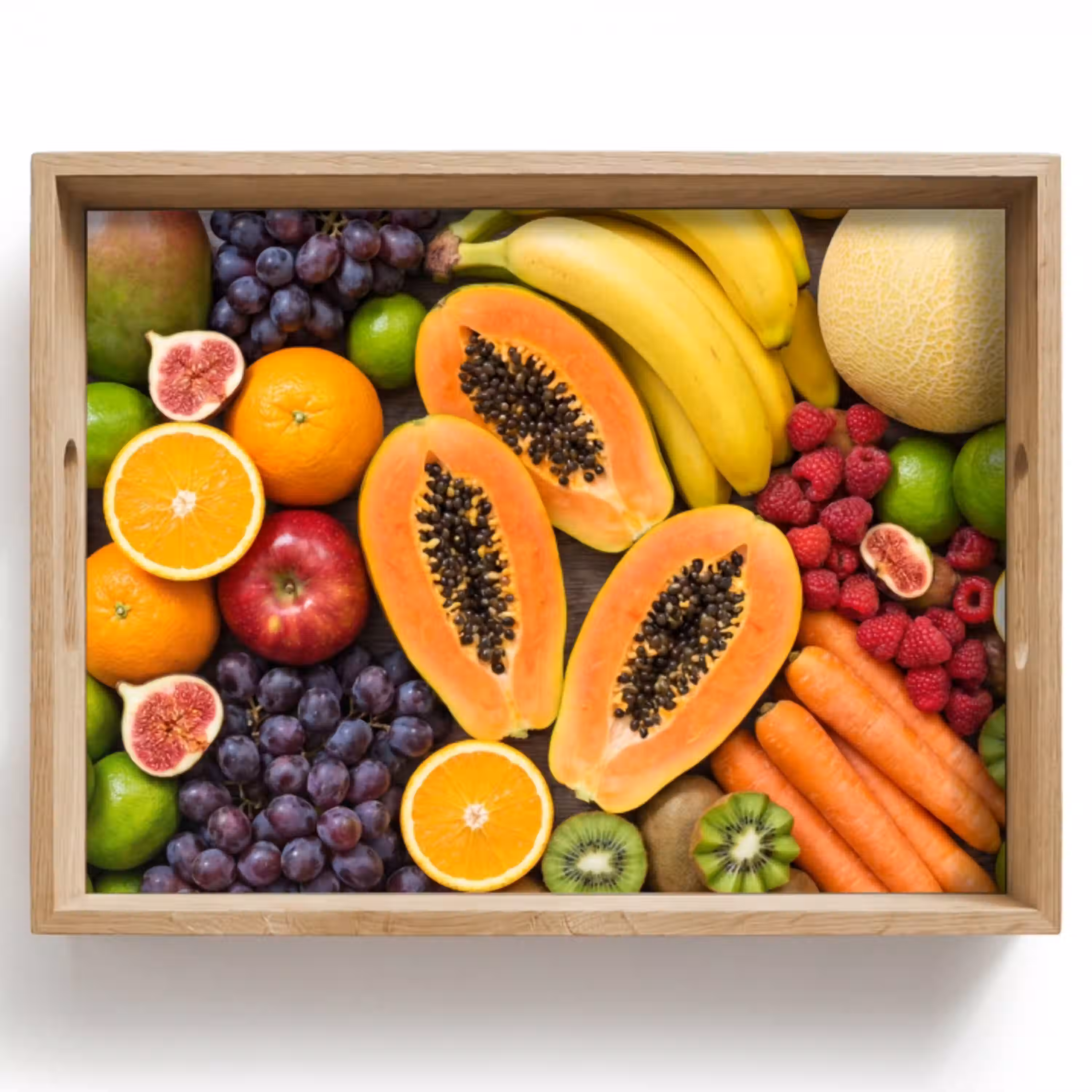 Eten - Fruit - Groenten - Vers - Kleurrijk Dienblad Rechthoek middel -z3d_shopping