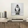 Pinguïn - WC rol - Wit aluminium wit klein -sfeer1