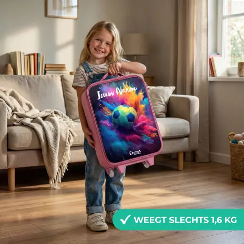 Neon - Bal - Kleurrijk Kinderkoffer - Roze klein -sfeer2_NL