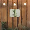 Bamboestengels - Sierlijk - Groen tuinposter los doek klein -sfeer1