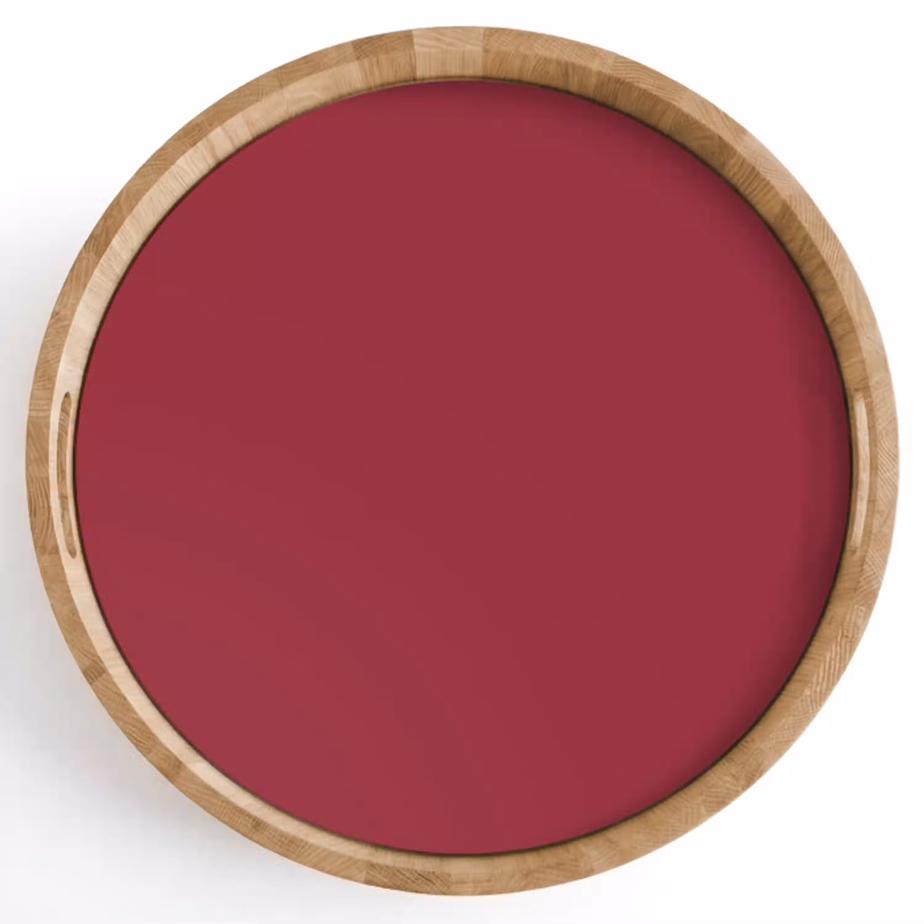 Antique - Ruby - Rood Dienblad Rond middel 914 -z3d_shopping